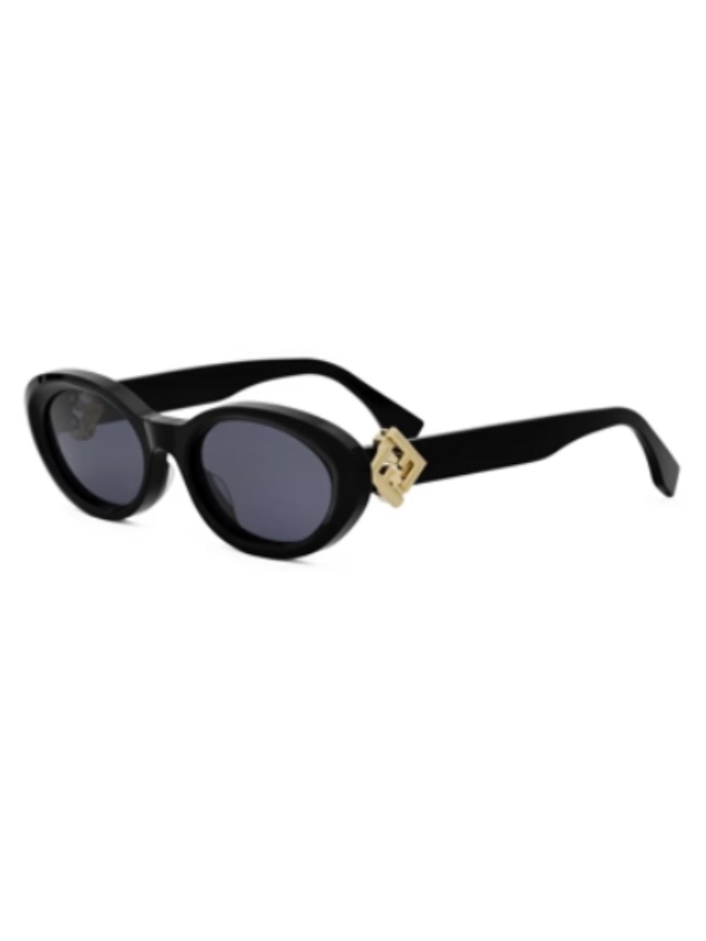 Fendi FF Diamonds 40140U 01A 53 Black Blue Normal Sunglasses FE40140U